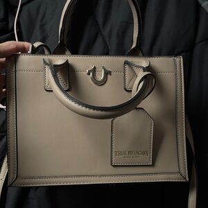 True Religion Beige Satchel